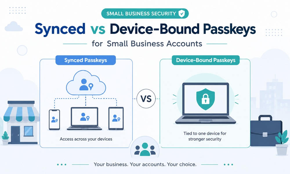 Synced vs Device-Bound Passkeys: What Small Businesses Should Choose Synced vs Device-Bound Passkeys